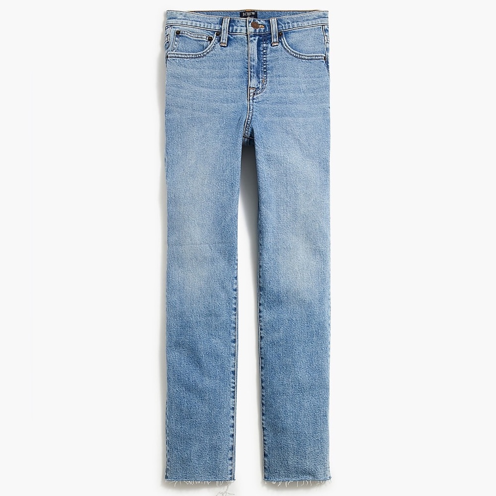 J. Crew Essential Straight Jean in all-day stretch